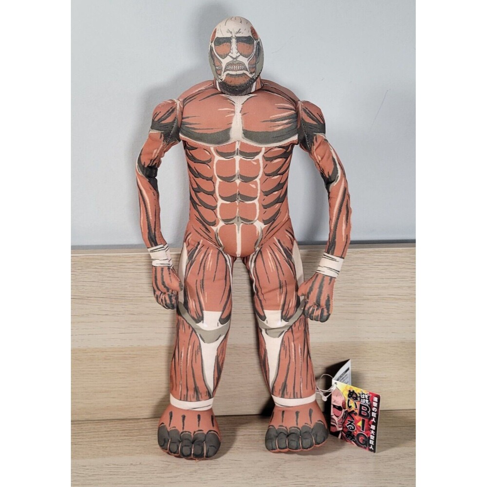 Attack On Titan Colossal Bakibaki Big Plush Stuffed Large Doll Japan Anime Manga